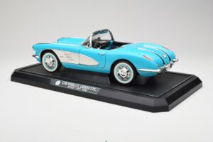 Chevrolet Corvette C1 Hard Top Kék Solido 1:12 1202-M1 Fém – 7. kép a 8-ből