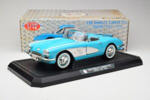Chevrolet Corvette C1 Hard Top Kék Solido 1:12 1202-M1 Fém – 8. kép a 8-ből