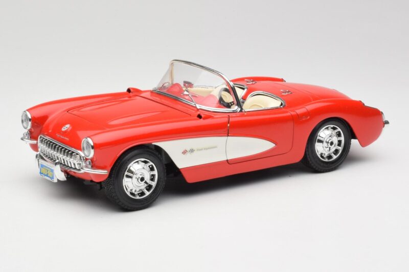 Chevrolet Corvette C1 Roadster Piros Bburago 1:18 3024 Fém