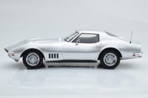 Chevrolet Corvette C3 Ezüst Norev 1:18 189032 Fém – 3. kép a 6-ből