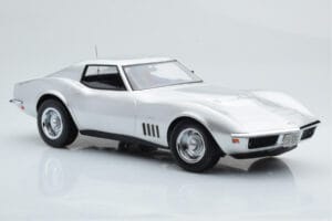 Chevrolet Corvette C3 Ezüst Norev 1:18 189032 Fém – 4. kép a 6-ből