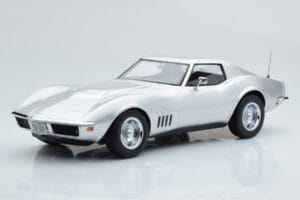 Chevrolet Corvette C3 Ezüst Norev 1:18 189032 Fém