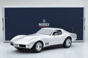 Chevrolet Corvette C3 Ezüst Norev 1:18 189032 Fém – 6. kép a 6-ből