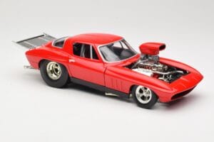 Chevrolet Corvette C3 Dragster Piros Hot Wheels 1:18 29226 Fém – 6. kép a 8-ből