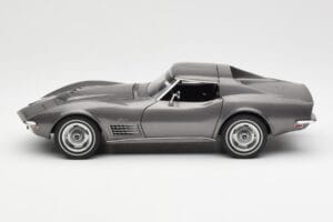 Chevrolet Corvette C3 Spider Laguna Szürke Metálfényű AUTOart 1:18 71173 Fém – 4. kép a 8-ből