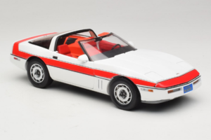Chevrolet Corvette C4 A-Team Fehér GreenLight 1:18 13532 Fém – 6. kép a 8-ből