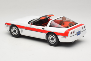 Chevrolet Corvette C4 A-Team Fehér GreenLight 1:18 13532 Fém – 7. kép a 8-ből