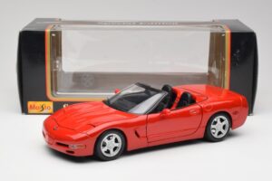 Chevrolet Corvette C5 Kabrió Torch Piros Maisto 1:18 50318 Fém – 8. kép a 8-ből