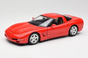 Chevrolet Corvette C5 Piros Bburago 1:18 3066 Fém