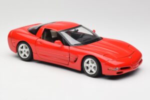 Chevrolet Corvette C5 Piros Bburago 1:18 3066 Fém – 6. kép a 8-ből