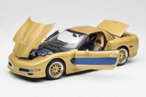 Chevrolet Corvette C5 Guldstrand Signature Edition Arany Maisto 1:18 31657 Fém – 2. kép a 8-ből