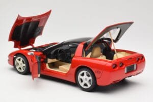 Chevrolet Corvette C5 Targa Piros UT Models 1:18 21001 Fém – 5. kép a 8-ből