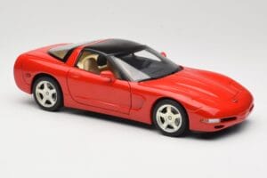 Chevrolet Corvette C5 Targa Piros UT Models 1:18 21001 Fém – 6. kép a 8-ből
