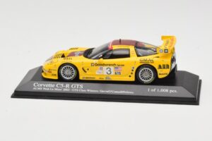Chevrolet Corvette C5-R #3 R. Fellows / J. O'Connell / O. Gavin ALMS Petit Le Mans 2002 Minichamps 1:43 400021493 Fém