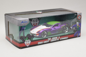 Chevrolet Corvette C6 Stingray The Joker With Figure Jada 1:24 253255020 Fém – 2. kép a 3-ből