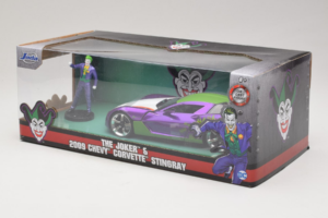 Chevrolet Corvette C6 Stingray The Joker With Figure Jada 1:24 253255020 Fém – 3. kép a 3-ből