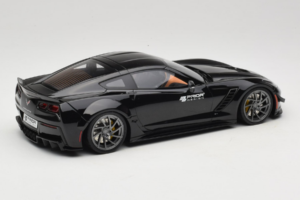 Chevrolet Corvette C7 Prior Design Fekete GT Spirit 1:18 GT249 Gyanta – 2. kép a 6-ből