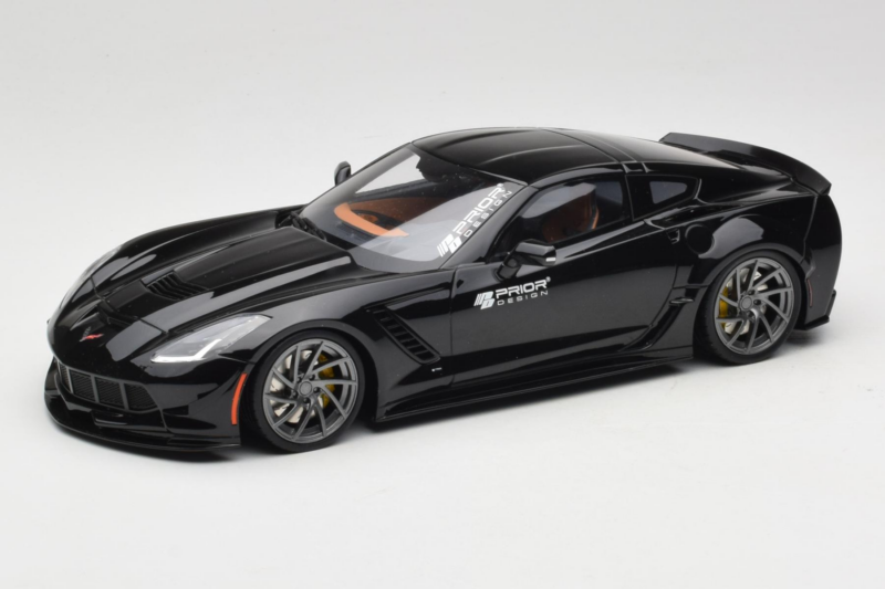Chevrolet Corvette C7 Prior Design Fekete GT Spirit 1:18 GT249 Gyanta