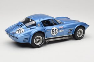 Chevrolet Corvette Grand Sport GT #80 R. Penske Chevrolet Nassau Speed Week 1963 Exoto 1:18 RLG18022 Fém – 3. kép a 8-ből