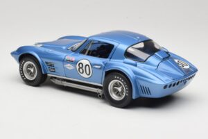 Chevrolet Corvette Grand Sport GT #80 R. Penske Chevrolet Nassau Speed Week 1963 Exoto 1:18 RLG18022 Fém – 7. kép a 8-ből