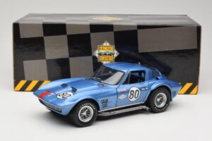 Chevrolet Corvette Grand Sport GT #80 R. Penske Chevrolet Nassau Speed Week 1963 Exoto 1:18 RLG18022 Fém – 8. kép a 8-ből