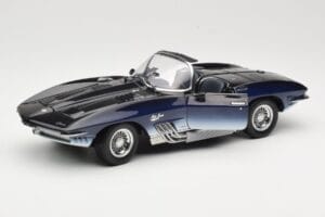 Chevrolet Corvette Mako Shark Sötétkék UT Models 1:18 21061 Fém – 2. kép a 8-ből