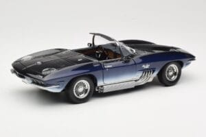 Chevrolet Corvette Mako Shark Sötétkék UT Models 1:18 21061 Fém – 3. kép a 8-ből