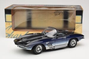 Chevrolet Corvette Mako Shark Sötétkék UT Models 1:18 21061 Fém – 8. kép a 8-ből