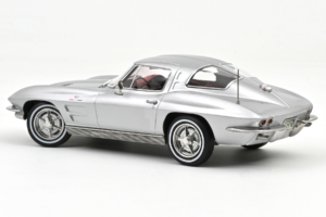 Chevrolet Corvette C2 Sting Ray Sebring Silver Norev 1:18 189052 Fém – 2. kép a 2-ből