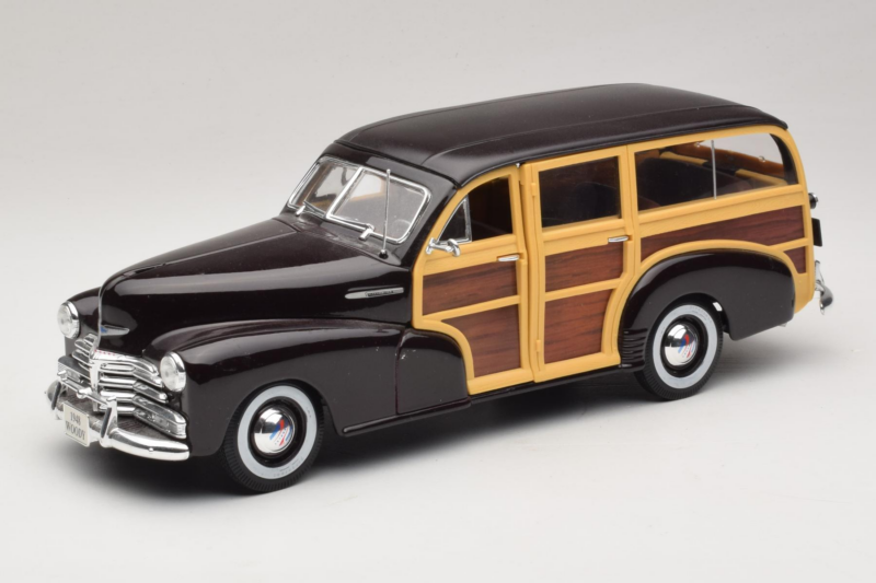 Chevrolet Fleetmaster Woody Fekete Maisto 1:18 56043 Fém