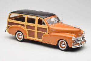 Chevrolet Fleetmaster Woody Arany Maisto 1:18 56042 Fém – 6. kép a 8-ből