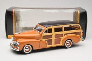Chevrolet Fleetmaster Woody Arany Maisto 1:18 56042 Fém – 8. kép a 8-ből