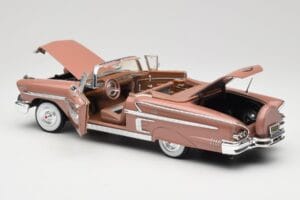 Chevrolet Impala Kabrió Barna Motormax 1:18 73112 Fém – 5. kép a 8-ből