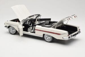 Chevrolet Impala Kabrió Fehér Sun Star 1:18 3405 Fém – 5. kép a 8-ből