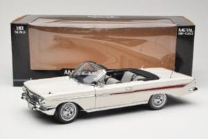 Chevrolet Impala Kabrió Fehér Sun Star 1:18 3405 Fém – 8. kép a 8-ből