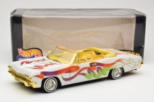 Chevrolet Impala Lowrider White Metallic Hot Wheels 1:18 27635 Fém – 8. kép a 8-ből