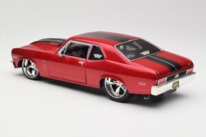 Chevrolet Nova SS Coupe Piros Maisto 1:18 31083-M1 Fém – 7. kép a 8-ből