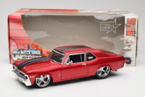 Chevrolet Nova SS Coupe Piros Maisto 1:18 31083-M1 Fém – 8. kép a 8-ből