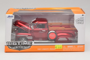 Chevrolet Pickup Bigtime Kustoms Piros Jada 1:24 96802 Fém