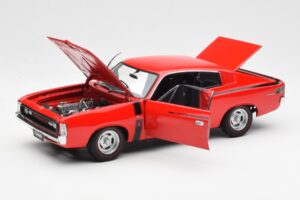 Chrysler Charger E49 Piros AUTOart 1:18 71505 Fém – 2. kép a 8-ből