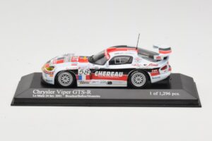Dodge Viper GTS-R #58 C. Bouchut / Belloc / Monteiro Le Mans 24 Hours 2001 Minichamps 1:43 400011458 Fém