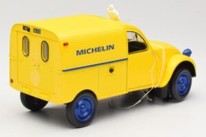 Citroen 2CV Fourgonnette Michelin Bibendum Norev 1:18 181502 Fém – 2. kép a 6-ből