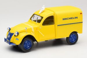 Citroen 2CV Fourgonnette Michelin Bibendum Norev 1:18 181502 Fém