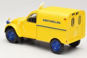 Citroen 2CV Fourgonnette Michelin Bibendum Norev 1:18 181502 Fém – 5. kép a 6-ből