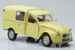 Citroen 2CV Furgonette AK350 Pastis Sárga Norev 1:18 181488 Fém – 6. kép a 8-ből