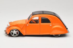 Citroen 2CV Narancssárga Maisto 1:18 31321 Fém – 4. kép a 8-ből
