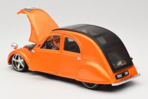 Citroen 2CV Narancssárga Maisto 1:18 31321 Fém – 5. kép a 8-ből