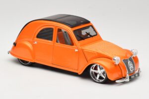 Citroen 2CV Narancssárga Maisto 1:18 31321 Fém – 6. kép a 8-ből