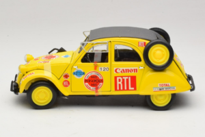 Citroen 2CV Rally Sárga Maisto 1:18 56032 Fém – 3. kép a 6-ből