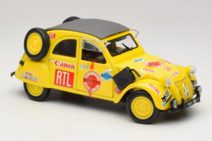Citroen 2CV Rally Sárga Maisto 1:18 56032 Fém – 4. kép a 6-ből